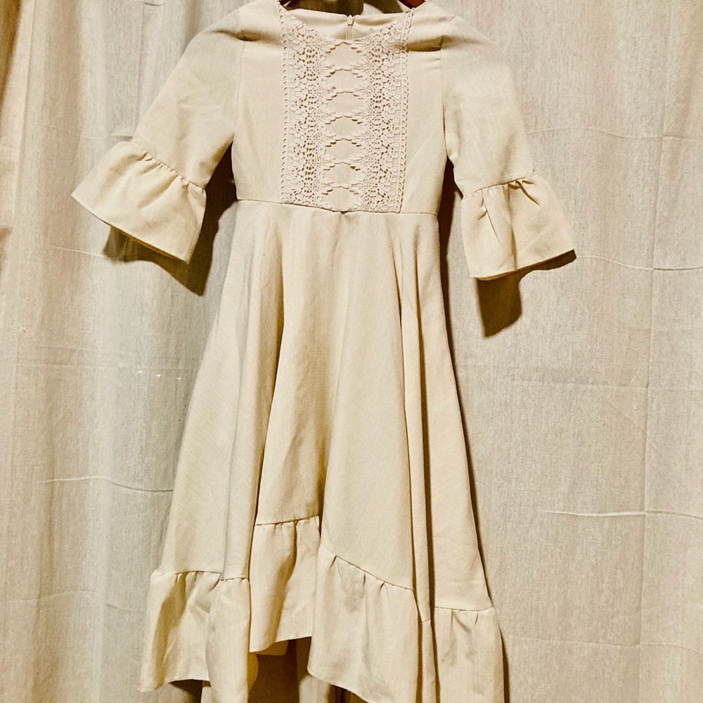 Joyfolie Mia Joy Kastel Dress in Ecru lace